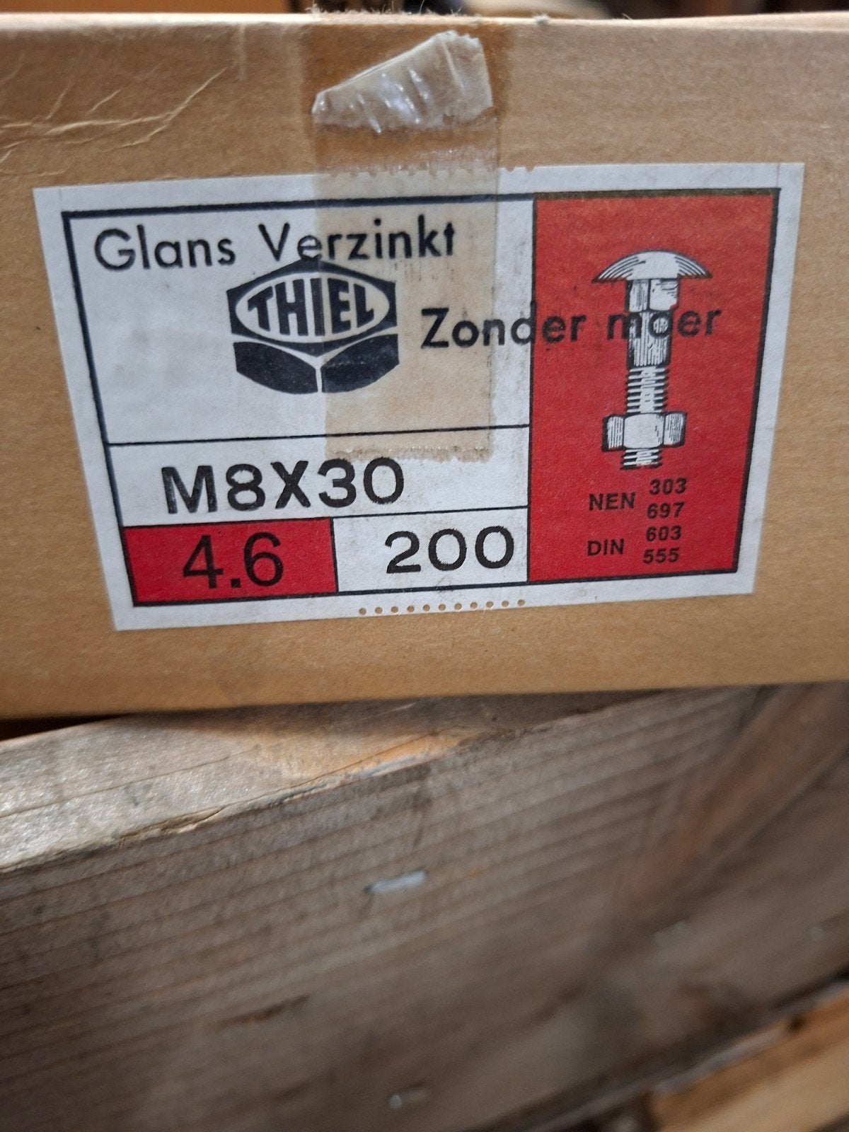 slotbout M8x30, Ophalen, Nieuw