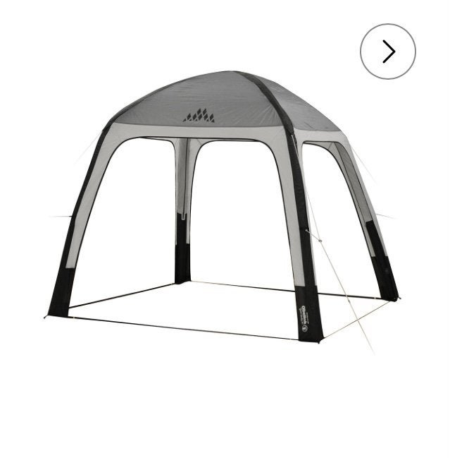 Air Shelter 250 Obelink met vier zijwanden, Ophalen of Verzenden, Zo goed als nieuw, Minder dan 5 meter