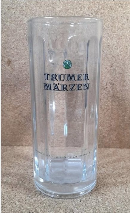 Trumer Märzen Bierpul - Stevige Glazen Pul, Verzamelen, Ophalen of Verzenden, Zo goed als nieuw, Pul(len), Overige merken
