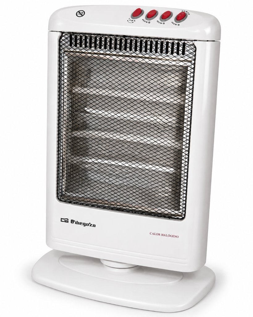 Orbegozo BP 0303 B Halogeenkachel 1200W – 3 Warmtestanden, 30 tot 80 cm, ., Radiator, Minder dan 60 cm