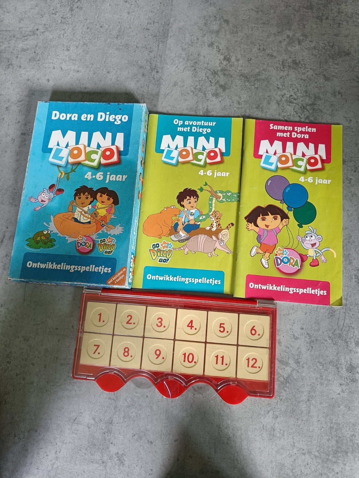 Mini Loco Dora en Diego Ontwikkelingsspelletjes, Ophalen of Verzenden, Gebruikt, Puzzelen