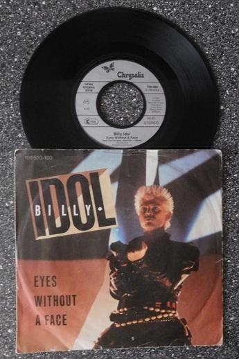 Billy Idol - eyes without a face (vanaf € 2,00), Cd's en Dvd's, Vinyl Singles, 7 inch, Single, Ophalen of Verzenden, Zo goed als nieuw