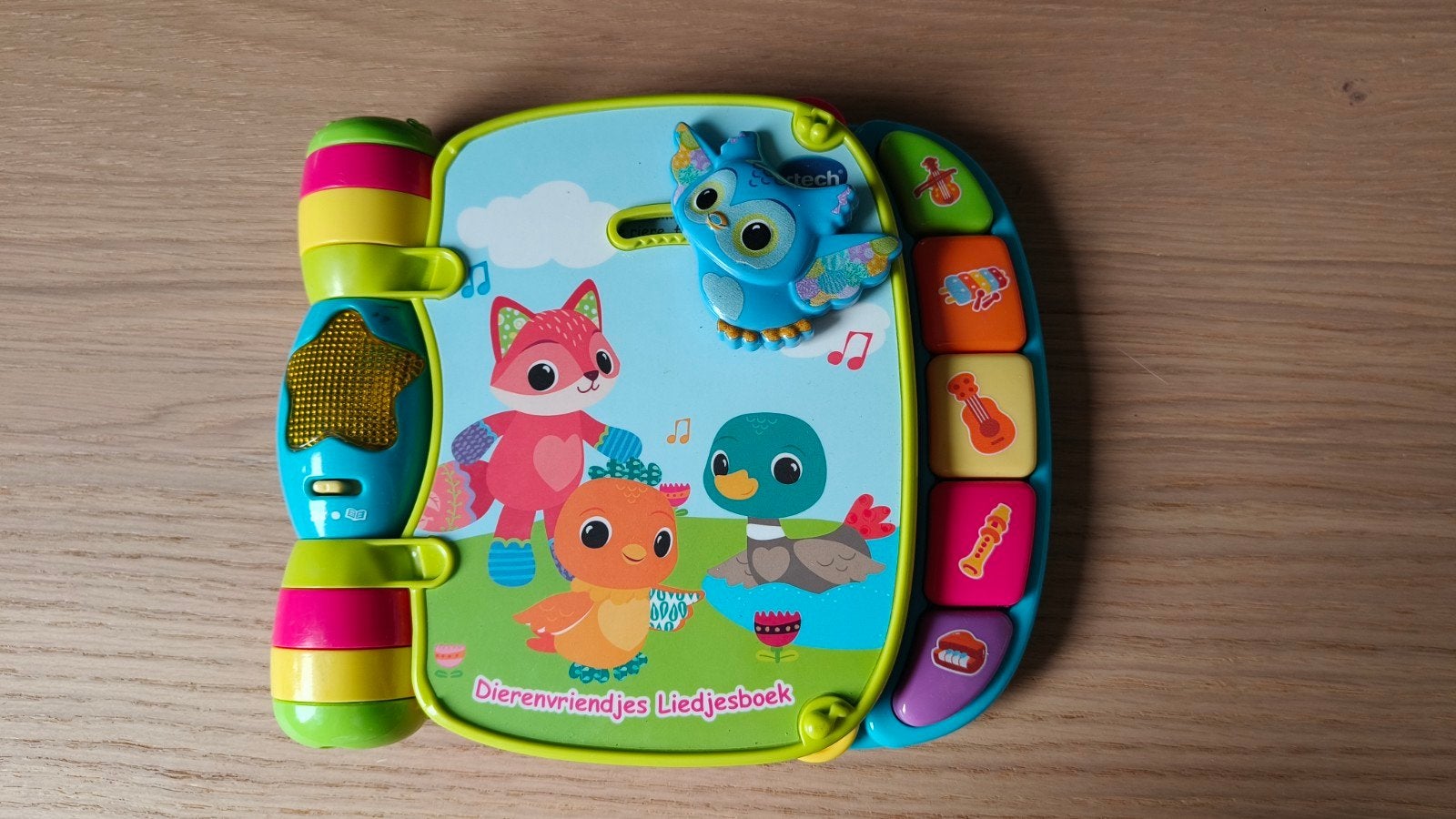 VTech Dierenliedjesboek met licht en geluid, Ophalen of Verzenden, Zo goed als nieuw, Overige typen, Met licht