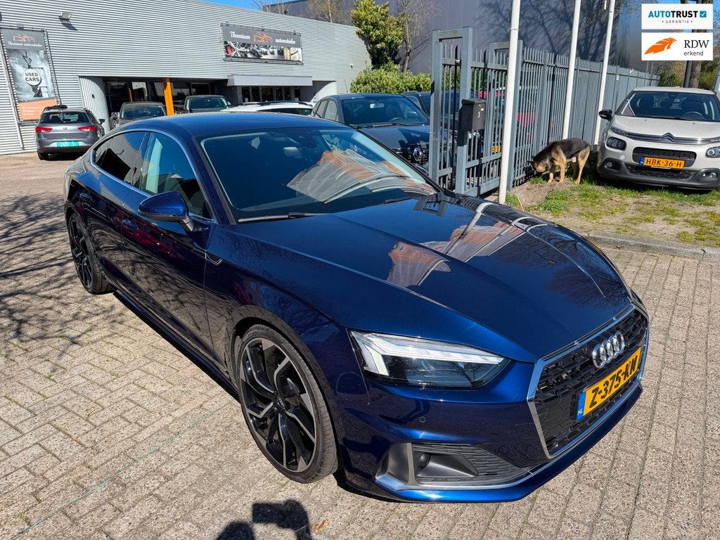 Audi A5 SPORTBACK 40 TFSI S edition mild hybrid / benzine, c, Auto's, Audi, 4 cilinders, 1984 cc, Blauw, Bedrijf
