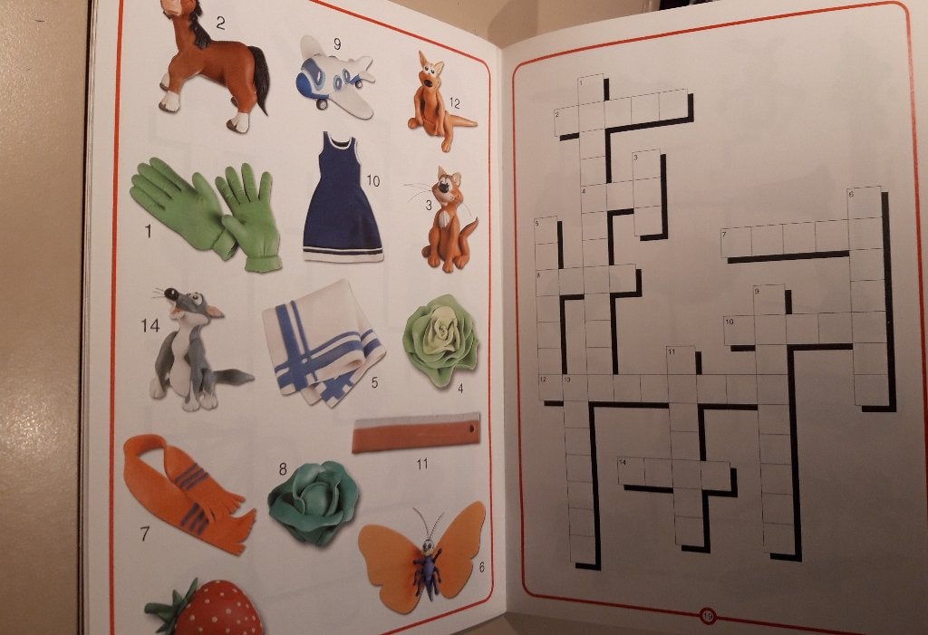 Mijn eerste kruiswoordraadsels met Ben en Babette ZGAN, Ophalen of Verzenden, Minder dan 500 stukjes, Zo goed als nieuw, Puzzelboek