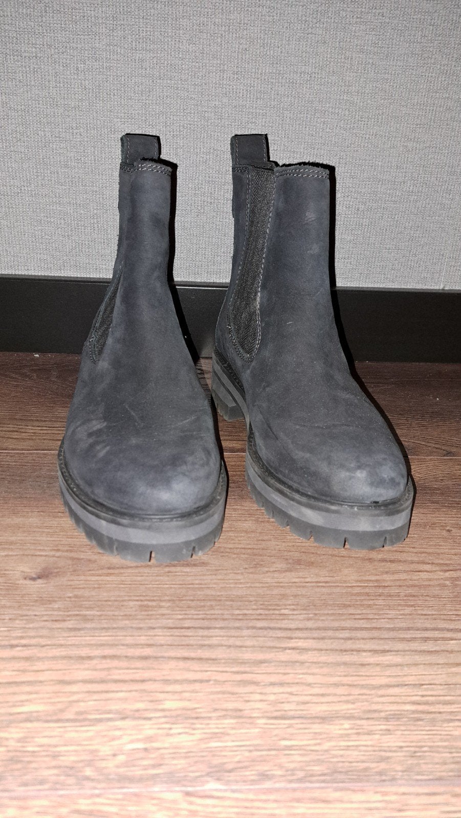 Timberland zwarte laarsjes 39.5, Ophalen, Zo goed als nieuw, Zwart