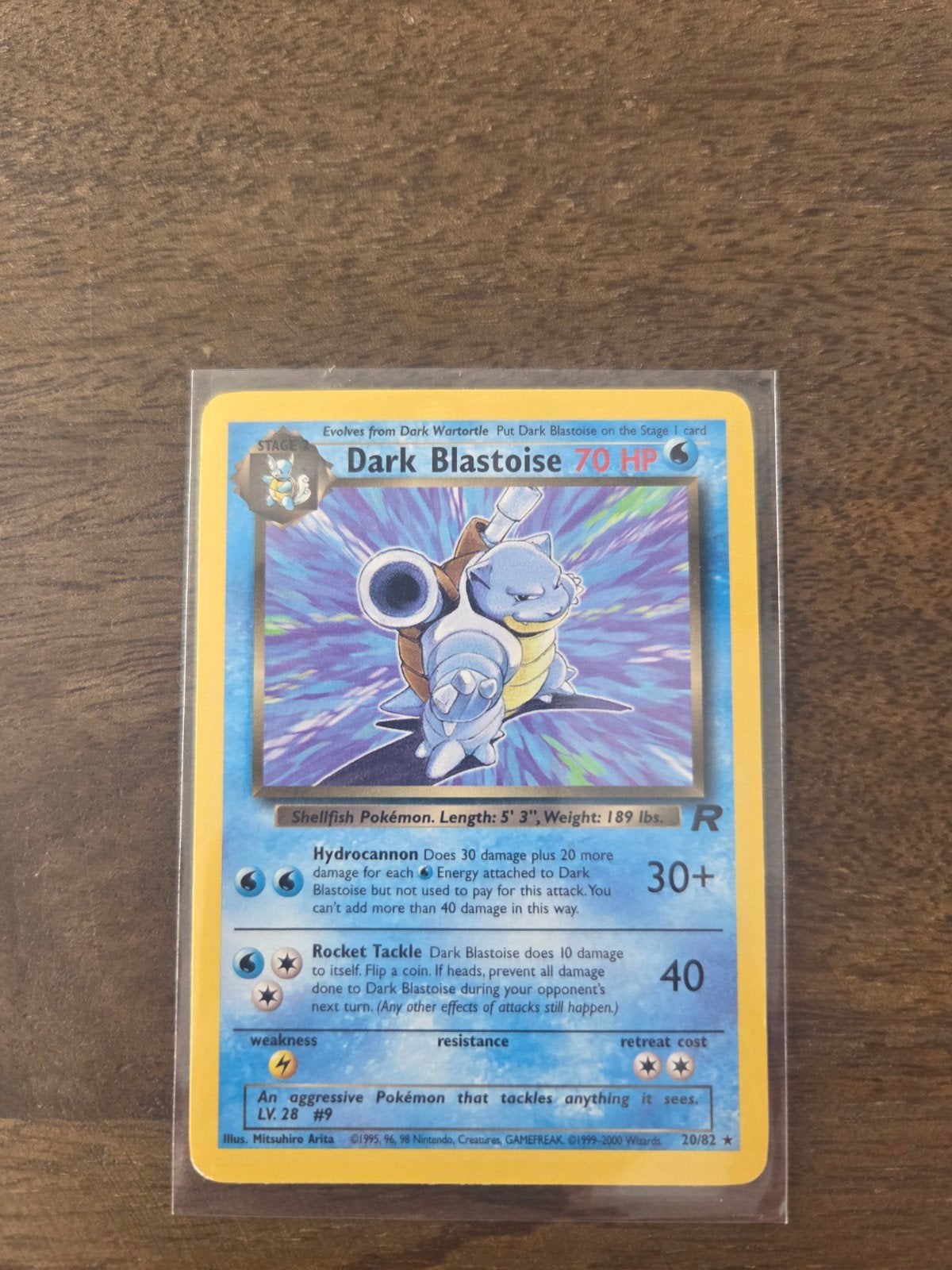 Dark Blastoise 20/82, Ophalen, Zo goed als nieuw
