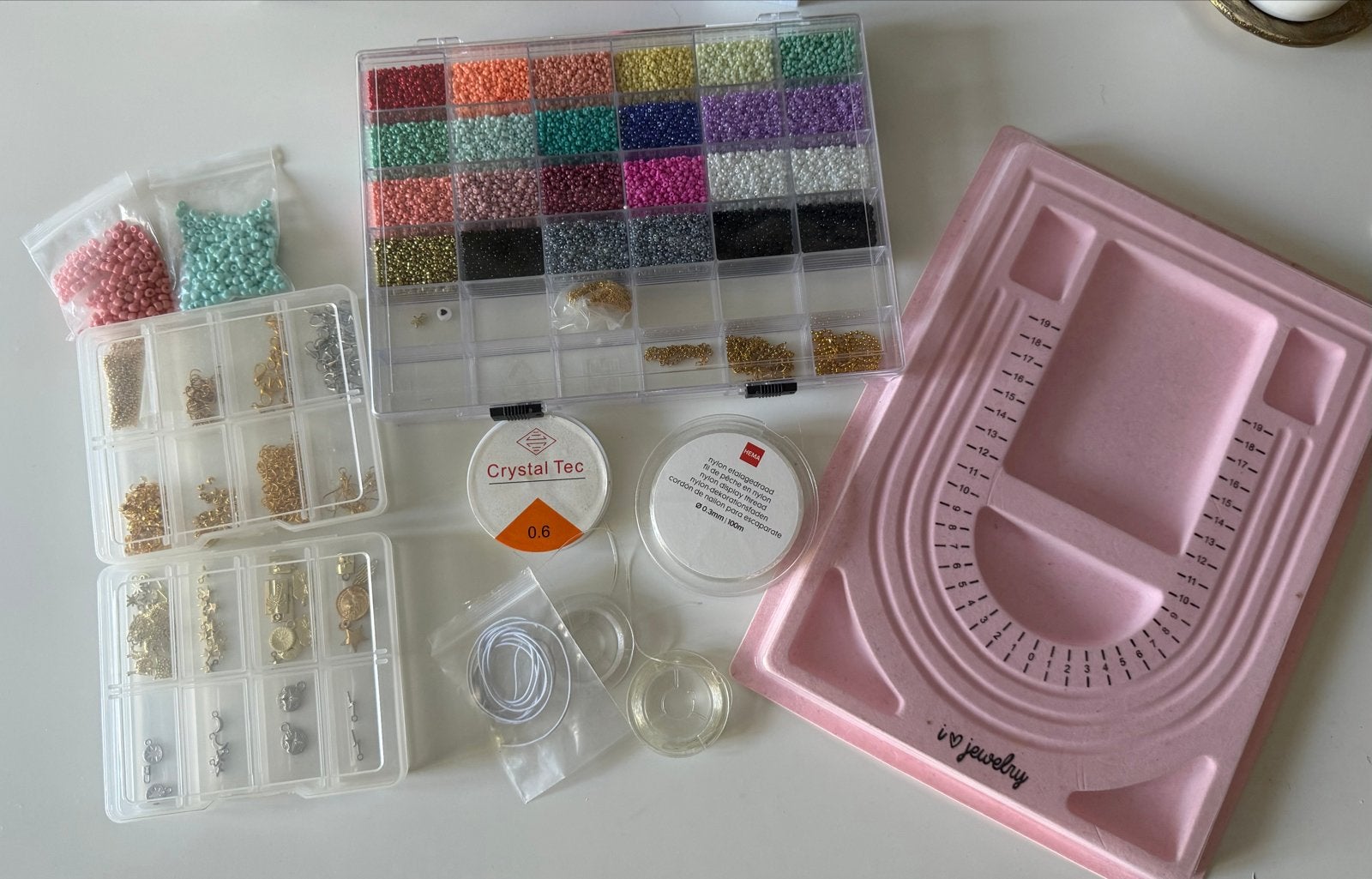 Grote set kralen en sieraden maken benodigdheden, Ophalen, Zo goed als nieuw, Overige typen