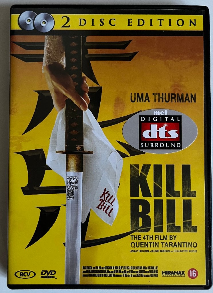 DVD Kill Bill (Tarantino, 2 disc Special Edition), Vanaf 16 jaar, Overige gebieden, Boxset, Ophalen of Verzenden