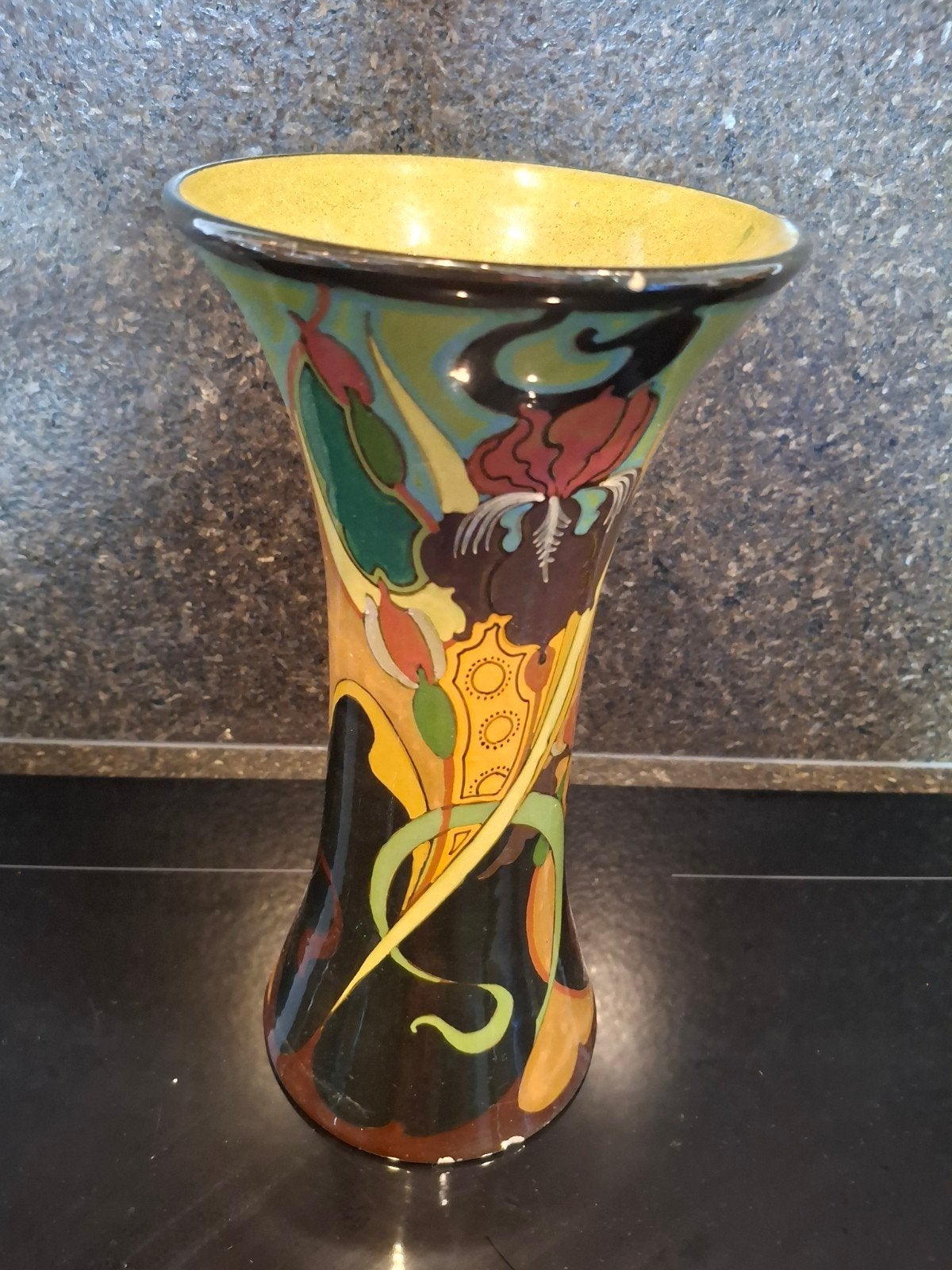Jugendstil/Art Nouveau beker vaas - 26cm - 1898/1910, Ophalen of Verzenden