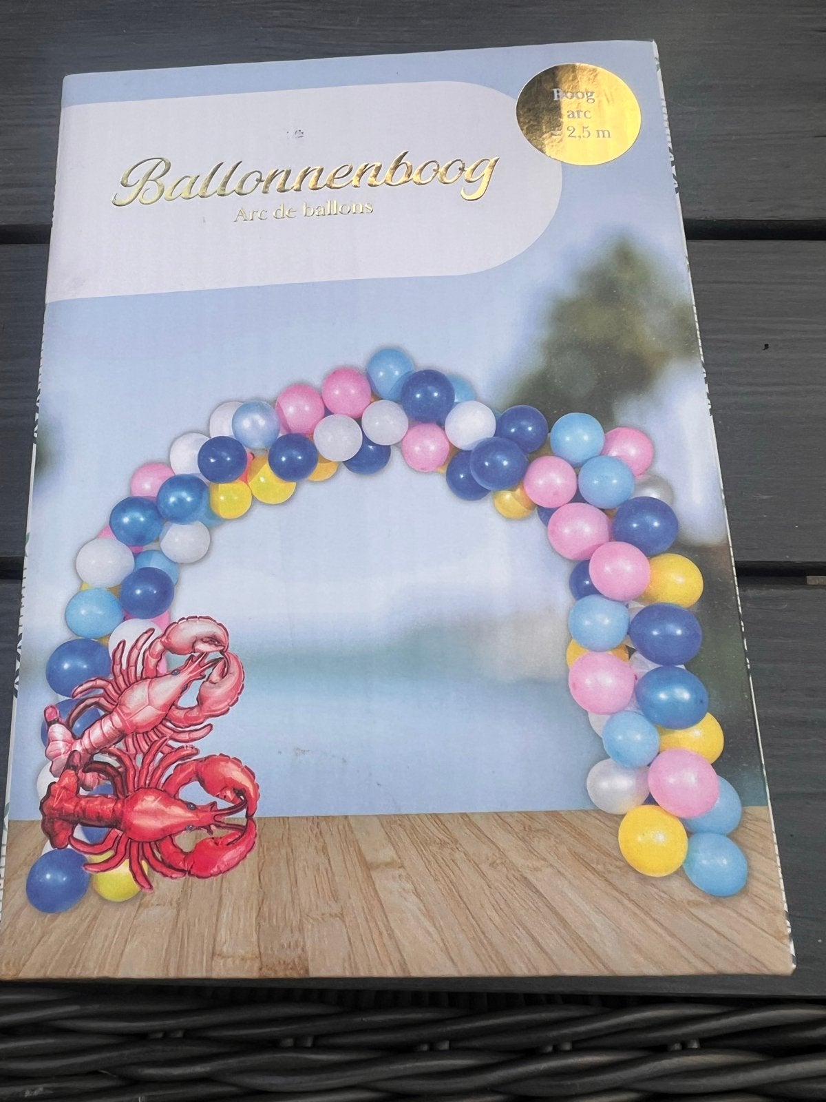 Ballonnenboog set - 2.5m boog voor feestjes, Ophalen of Verzenden, Nieuw, Versiering, Verjaardag
