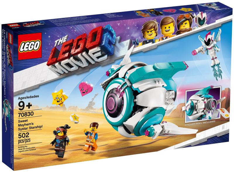 Lego Movie 70830 Lieve Chaos' Systar ruimteschip, Ophalen of Verzenden, Nieuw, Complete set, Lego