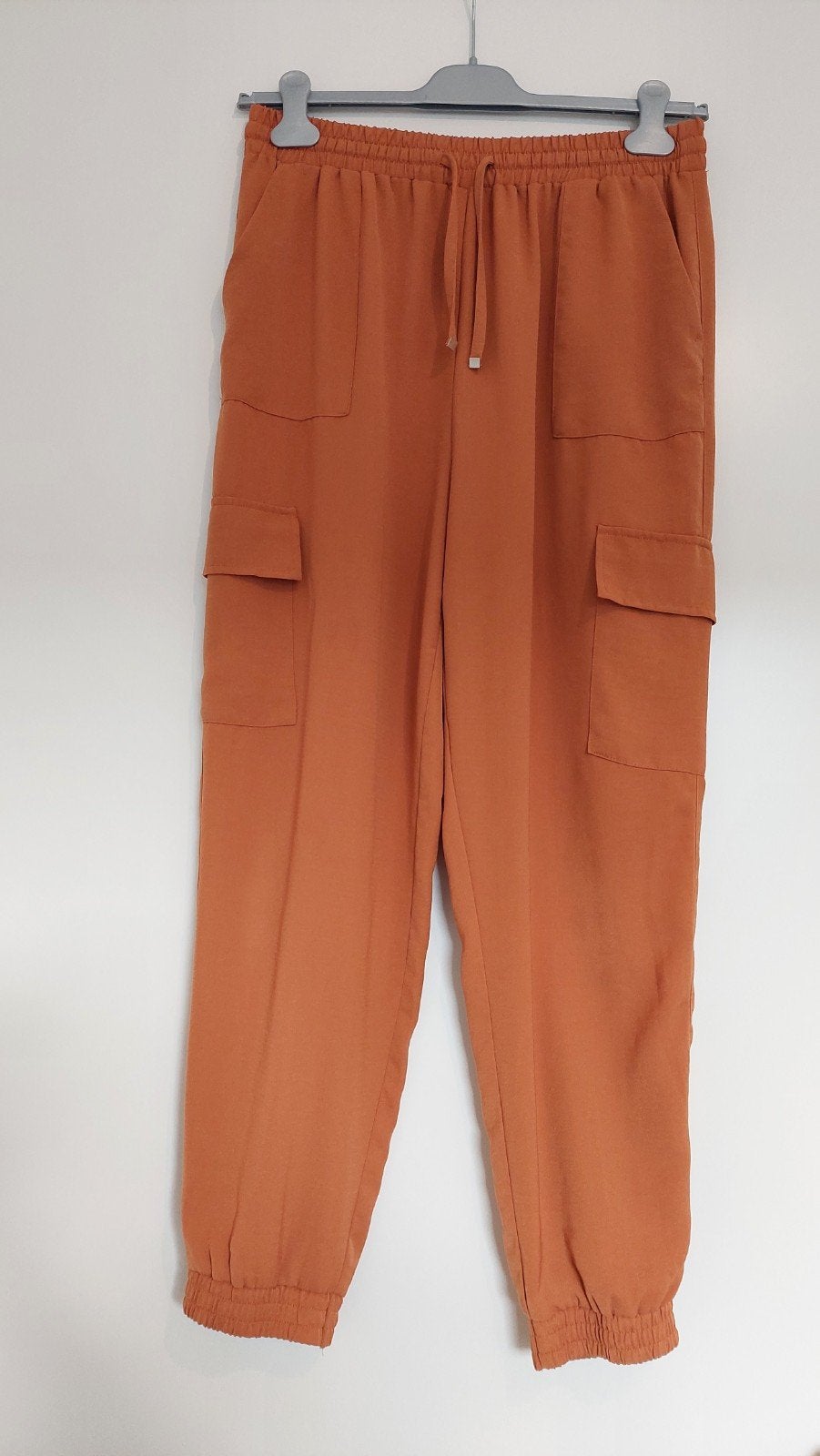 C&A cargo broek Jessica bruin/oranje/oker harembroek maat 42, Jessica, Bruin, Maat 42/44 (L), Ophalen of Verzenden