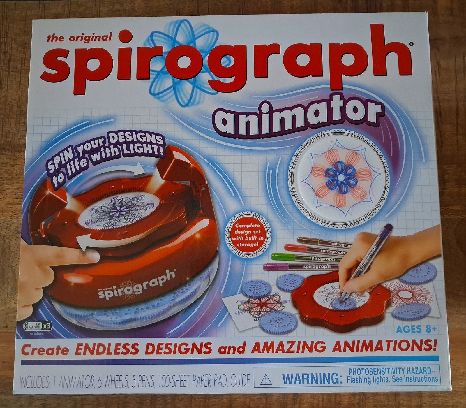 Spirograph Animator - Maak je eigen lichtgevende animaties!, Ophalen of Verzenden, Zo goed als nieuw, Knutselen, Met licht