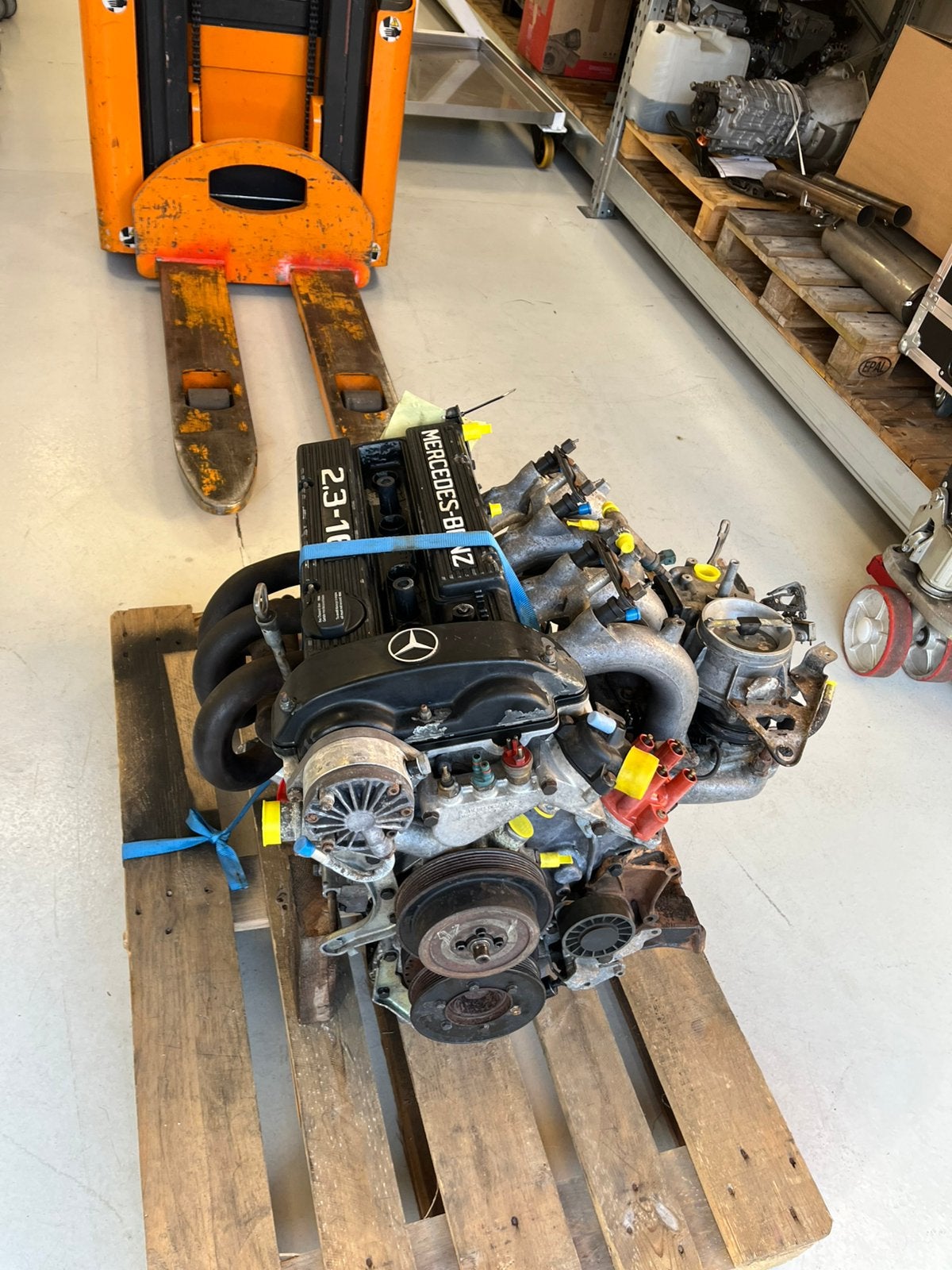 Mercedes-Benz 190E 2.3-16V M102.983 motorblok – compleet, Ophalen