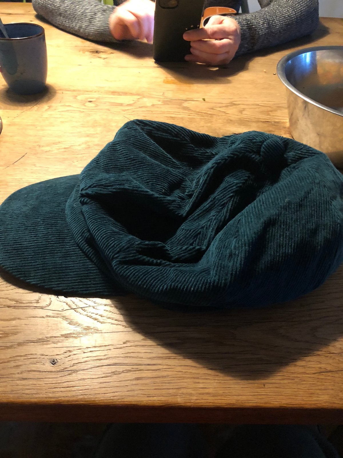 Ballon pet van corduroy, Ophalen of Verzenden, Zo goed als nieuw, One size fits all