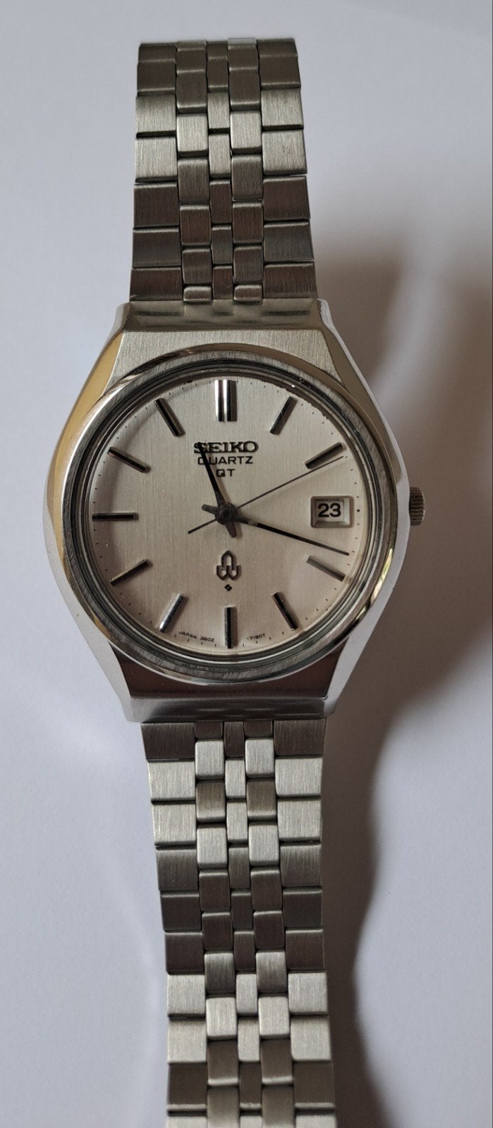Seiko 3802 7110 QT Quartz Horloge - Recent Geserviced, Sieraden, Tassen en Uiterlijk, Horloges | Heren, Staal, Verzenden, Polshorloge