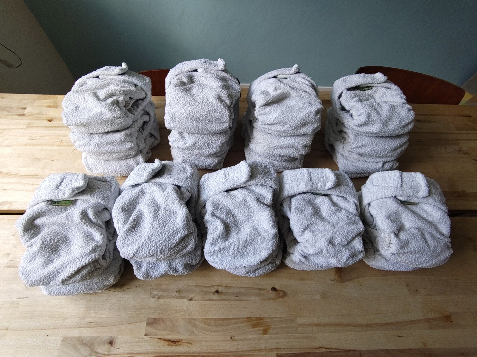 22 Wasbare luiers voorgevormd van Little Lamb, Ophalen of Verzenden, Gebruikt