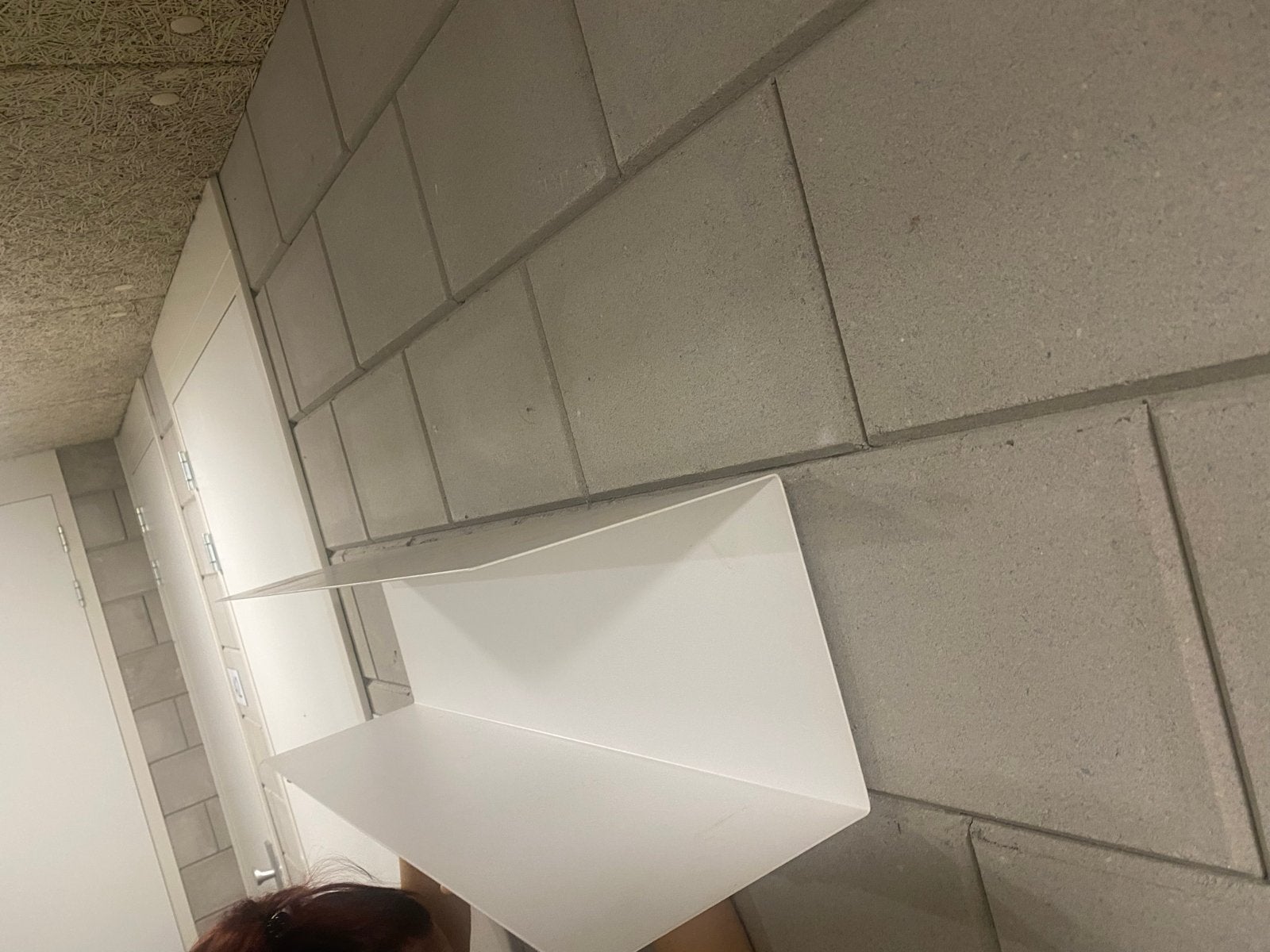 IKEA BOTKYRKA wandplank - Wit, Ophalen of Verzenden, Gebruikt