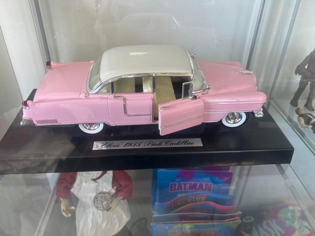 Elvis' 1955 Pink Cadillac Modelauto, Ophalen of Verzenden, Zo goed als nieuw, Auto, Overige merken