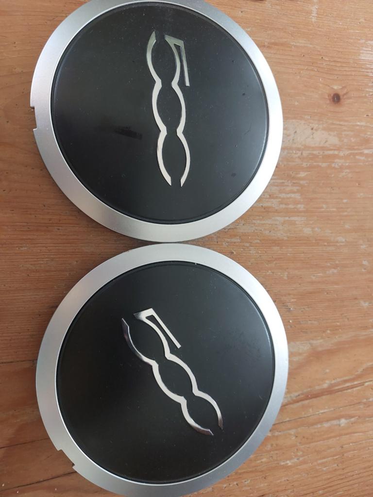 Fiat 500 wieldoppen / stickers, Auto diversen, Wieldoppen, Ophalen of Verzenden, Nieuw