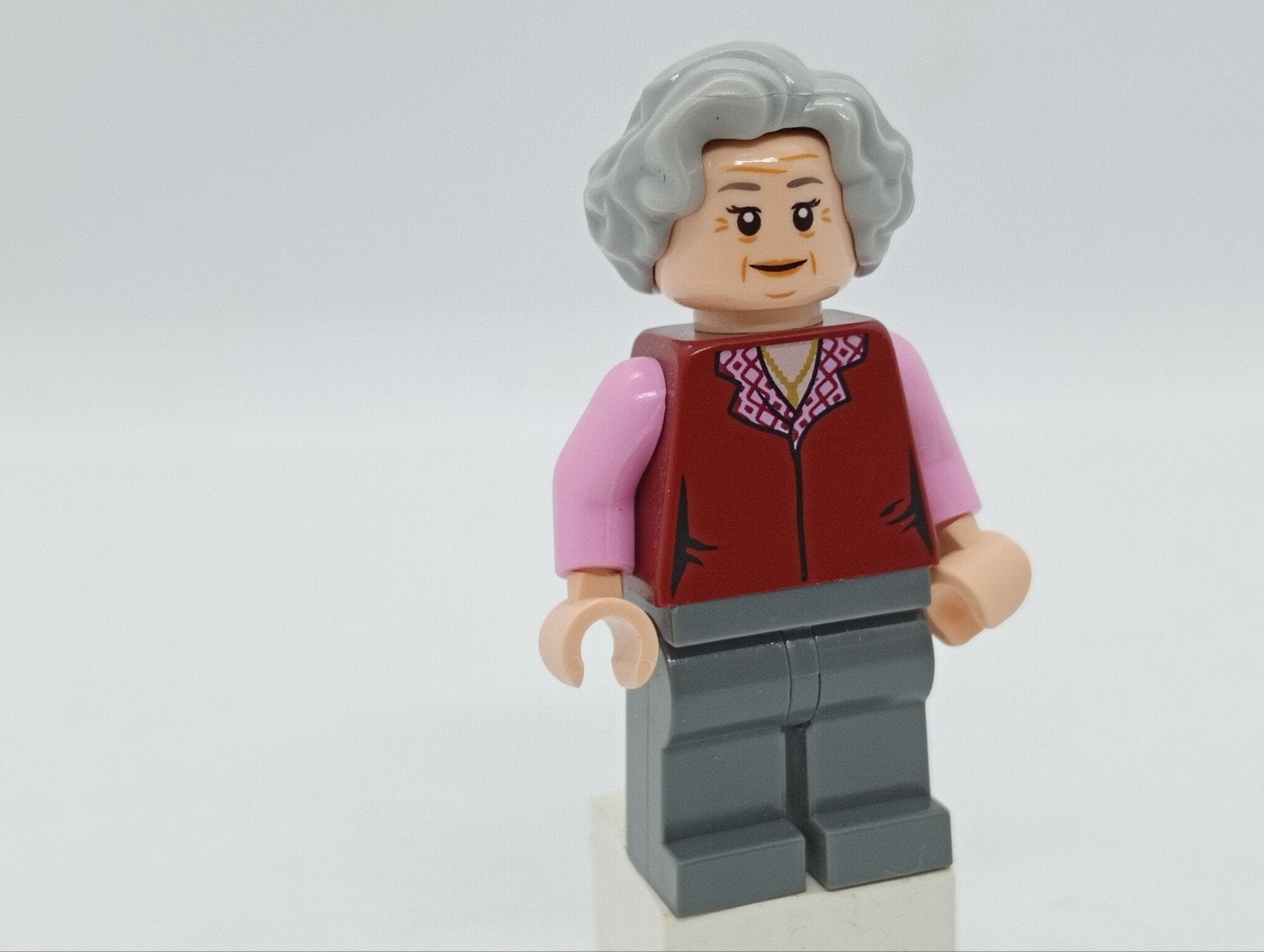 LEGO Minifiguur HP158 Oude Dame Grijs Haar, Ophalen of Verzenden