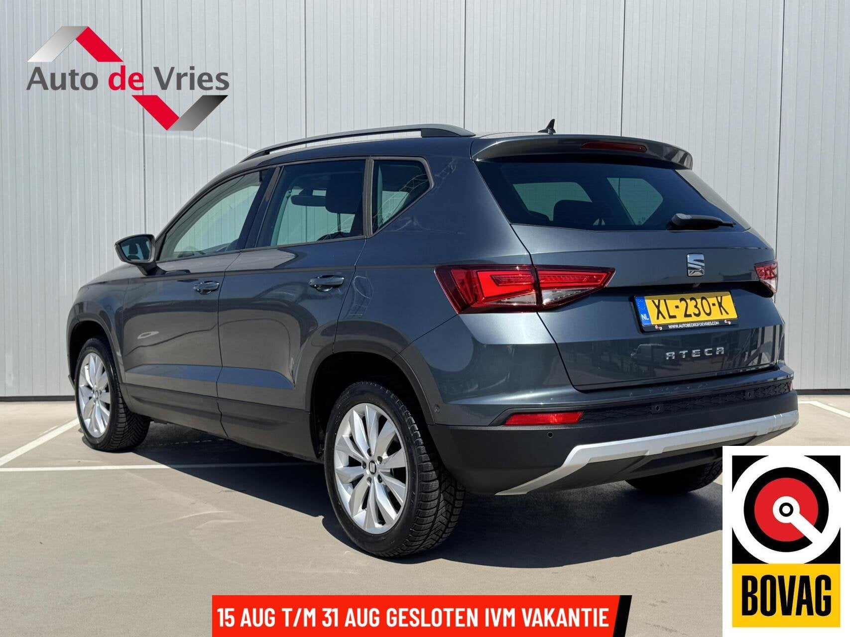 Seat Ateca 1.5 TSI Style Business Intense|NL-Auto|Navi, Auto's, Seat, Dealer onderhouden, Stof, 4 cilinders, Automatische klimaatregeling
