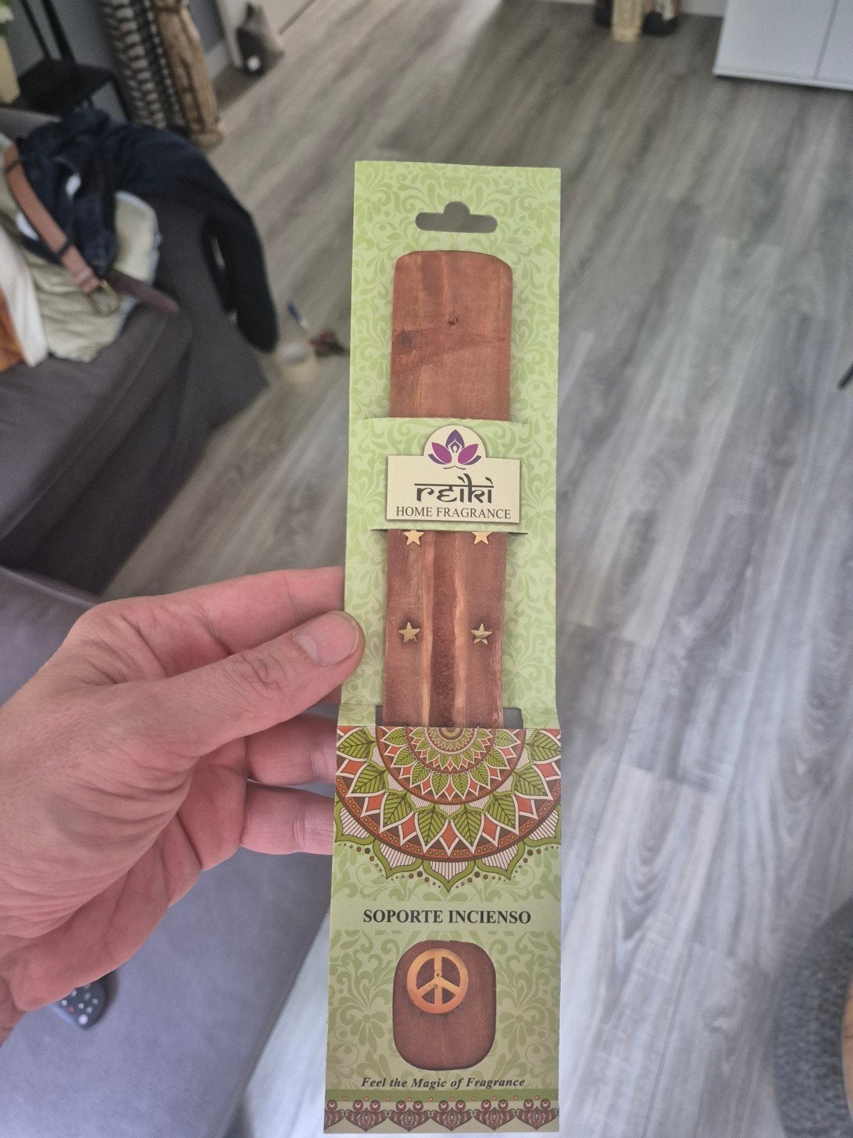 Reiki Home Fragrance Wierookhouder Hout, Huis en Inrichting, Hout, Nieuw, Ophalen of Verzenden, Oosters