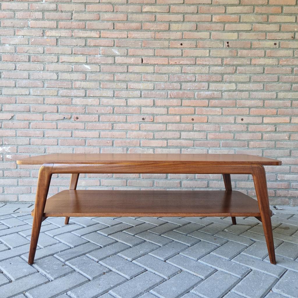 Webé Louis van Teeffelen salontafel met omkeerbaar blad, Huis en Inrichting, Tafels | Salontafels, Gebruikt, 50 tot 100 cm, 100 tot 150 cm