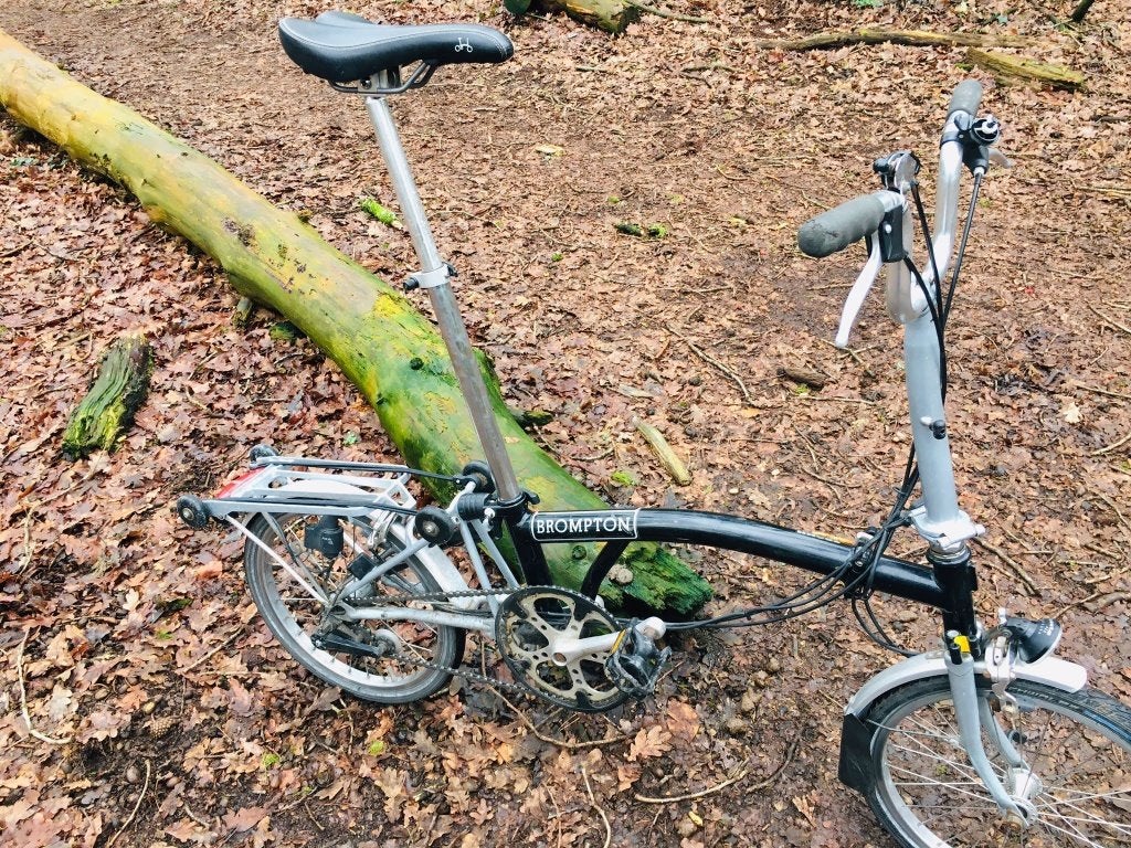 Brompton vouwfiets aangeboden., Ophalen of Verzenden, 16 tot 18 inch, Brompton, Versnellingen