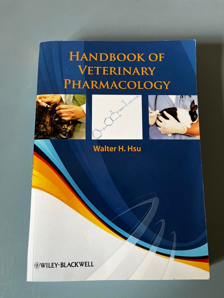 Handbook of Veterinary Pharmacology - Hsu (Diergeneeskunde), Boeken, Studieboeken en Cursussen, Ophalen of Verzenden, Beta, Gelezen