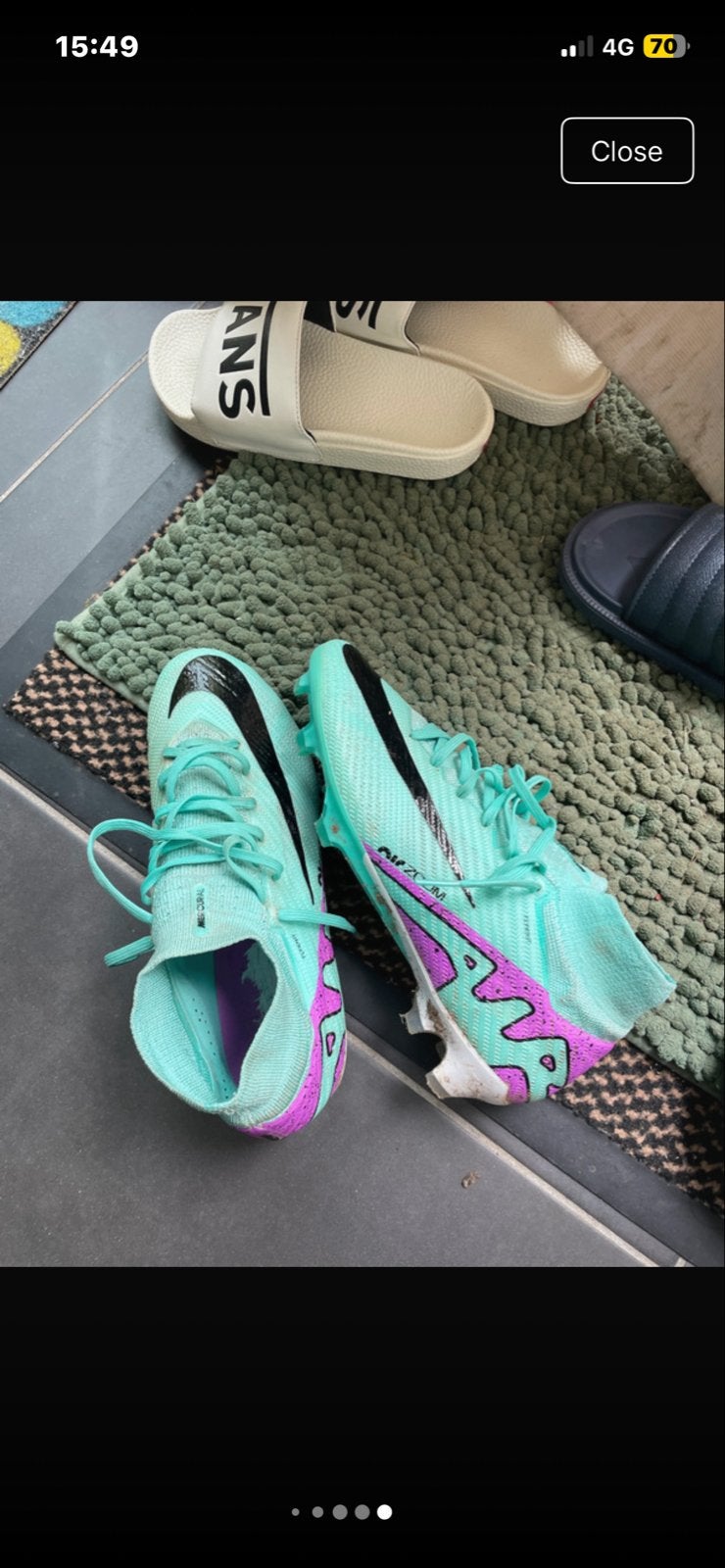 Nike Zoom Superfly 9 Elite FG Voetbalschoenen, Maat XS of kleiner, Ophalen of Verzenden, Gebruikt, Schoenen