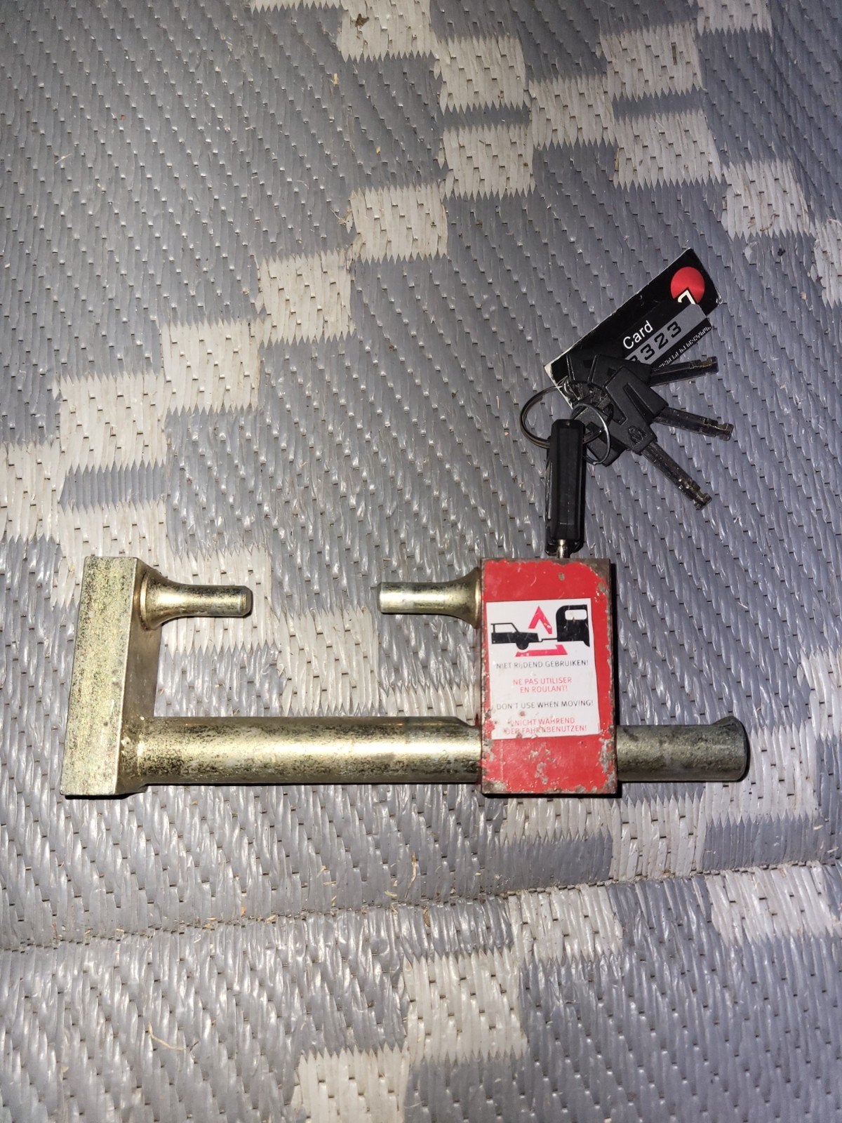 disselslot caravan, Caravans en Kamperen, Ophalen, Gebruikt