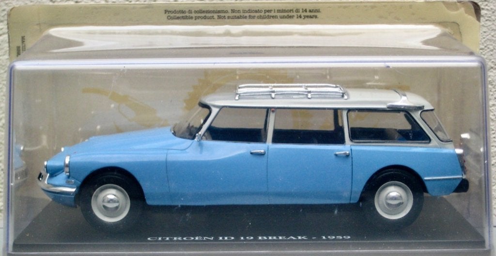 Citroen ID 19 Break familiale 1959 Auto Vintage Italië 1:24, Ophalen of Verzenden, Nieuw, Auto, Overige merken