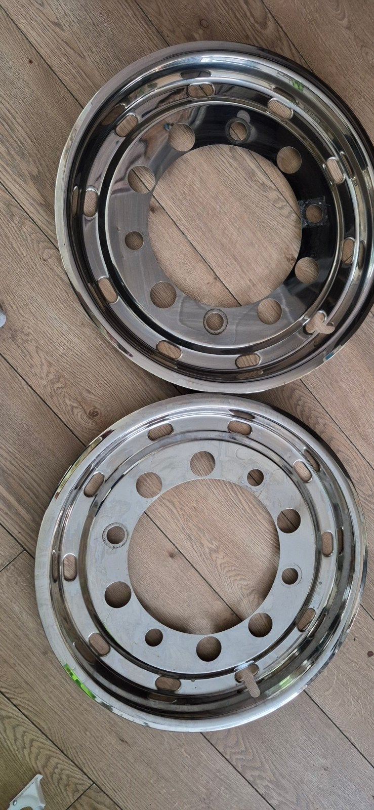2x Roestvrijstalen wieldoppen voor vrachtwagen (40MM), Ophalen
