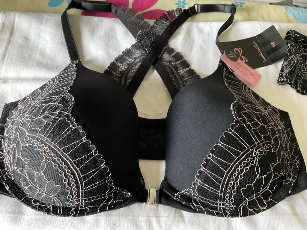 Hunkemöller Zwart Kanten Lingerie Setje, Kleding | Dames, Ondergoed en Lingerie, Ophalen of Verzenden, Zwart, Setje