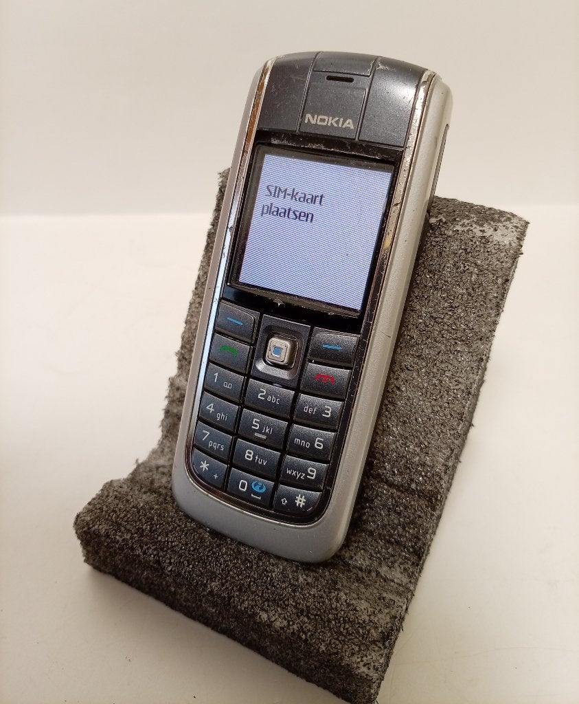 Nokia 6020 Mobiele Telefoon, Telecommunicatie, Gebruikt, Zwart, Fysiek toetsenbord, Ophalen of Verzenden