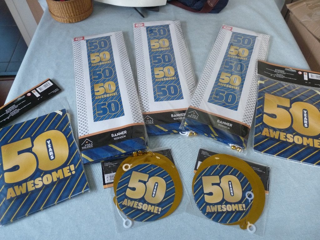 50 jaar, Ophalen of Verzenden, Nieuw, Versiering, Abraham of Sarah