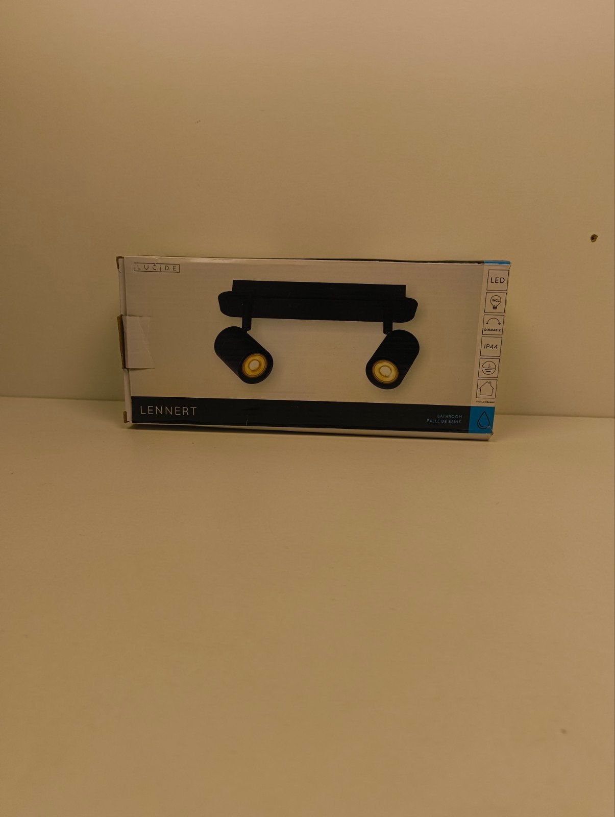 Lucide Lennert Plafondspot Zwart - 2x GU10 LED 5W, Info@lucide.be, GU10, Nieuw, Ophalen of Verzenden