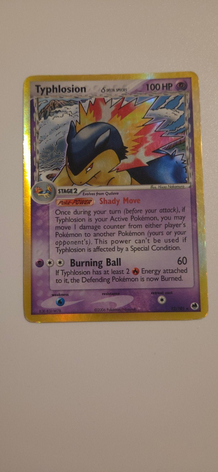 Typhlosion 12/101, Ophalen