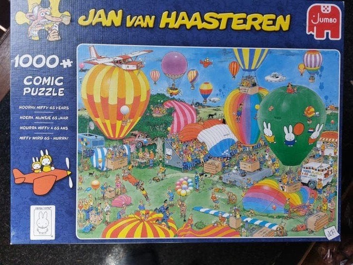 Jan van Haasteren Puzzels - 1000 stukjes - Diverse thema's, Ophalen, 500 t/m 1500 stukjes, Gebruikt, Legpuzzel