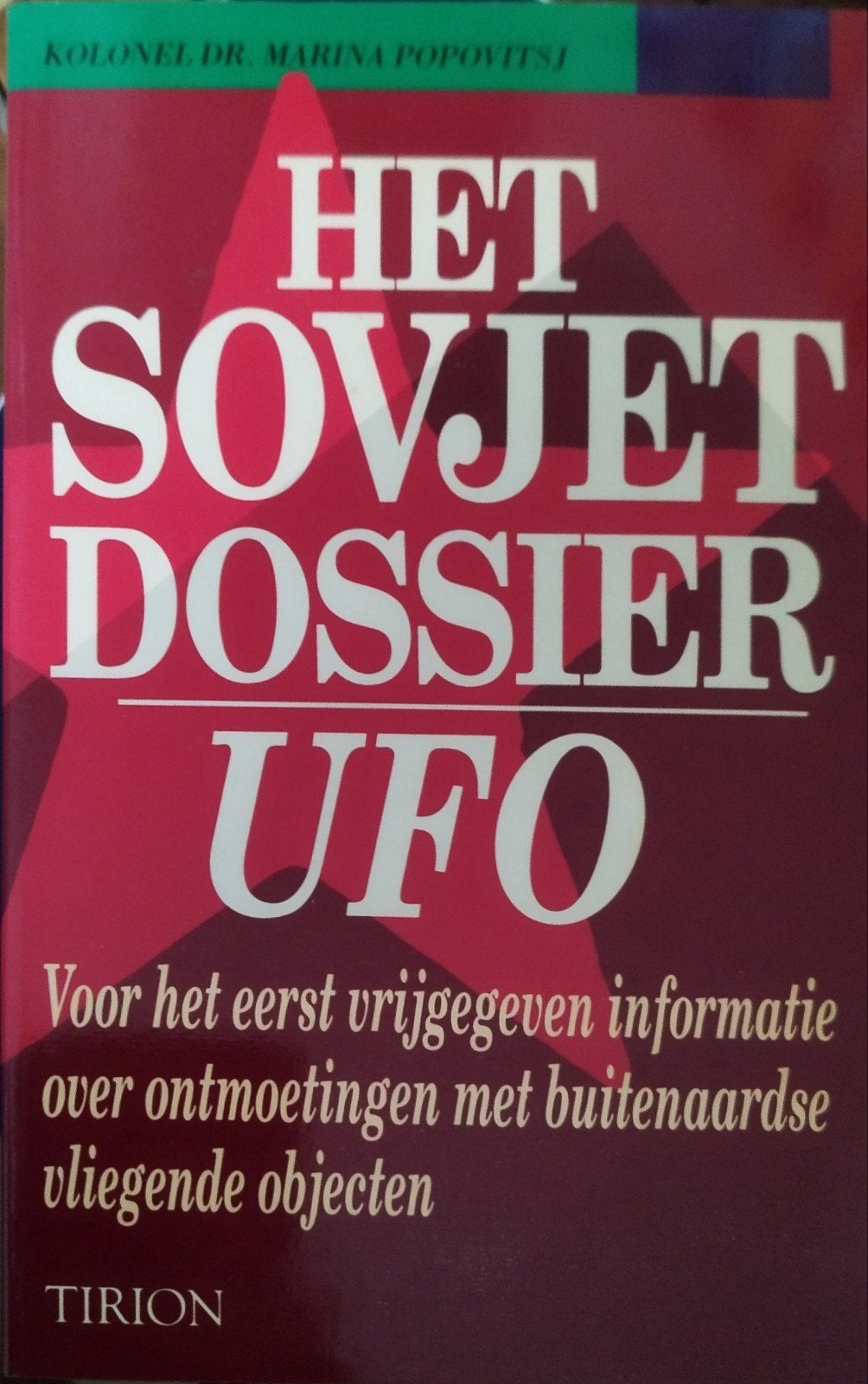 Het Sovjet Dossier UFO - Marina Popovitj (Tirion), Ophalen of Verzenden, Nieuw, Marina Popovitj