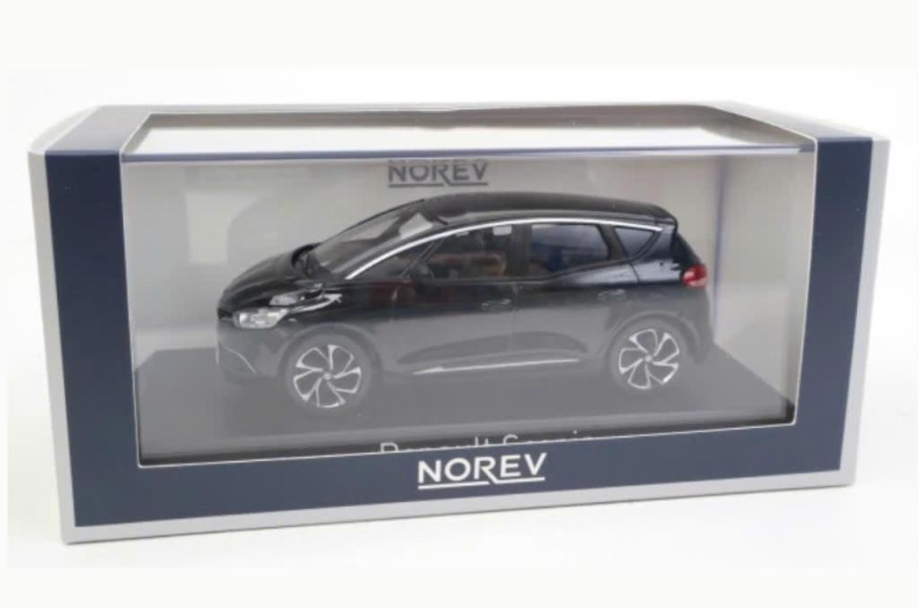 Renault Scenic 2016 Diamond Zwart 1/43 NOREV ref. 517736, Hobby en Vrije tijd, Modelauto's | 1:43, Verzenden, Nieuw, Auto, Norev