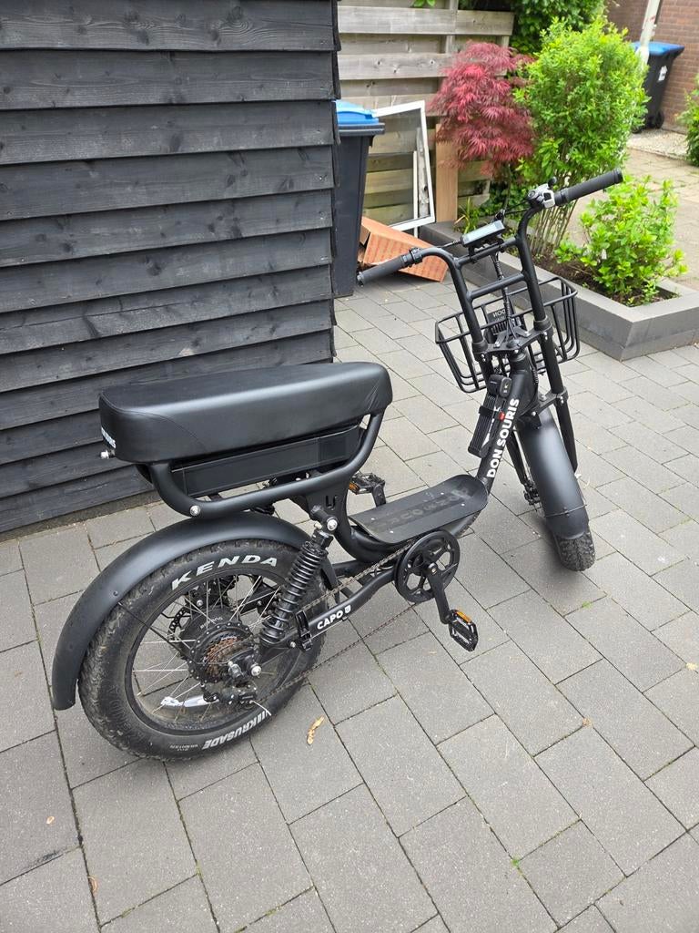 Don Souris Fatbike - Zwart, Zo goed als nieuw, Minder dan 10 versnellingen, Vering, Schijfrem, Ophalen