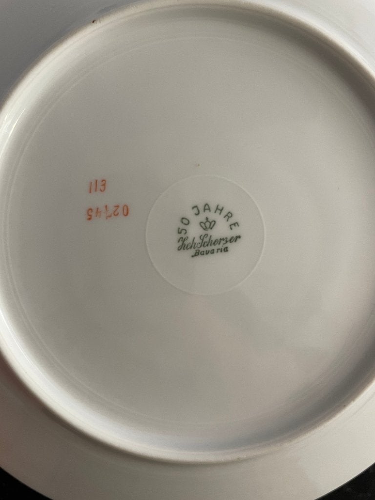 Foto 7 van Antiek Art deco ZehScherser Bavaria deelservies (1930)