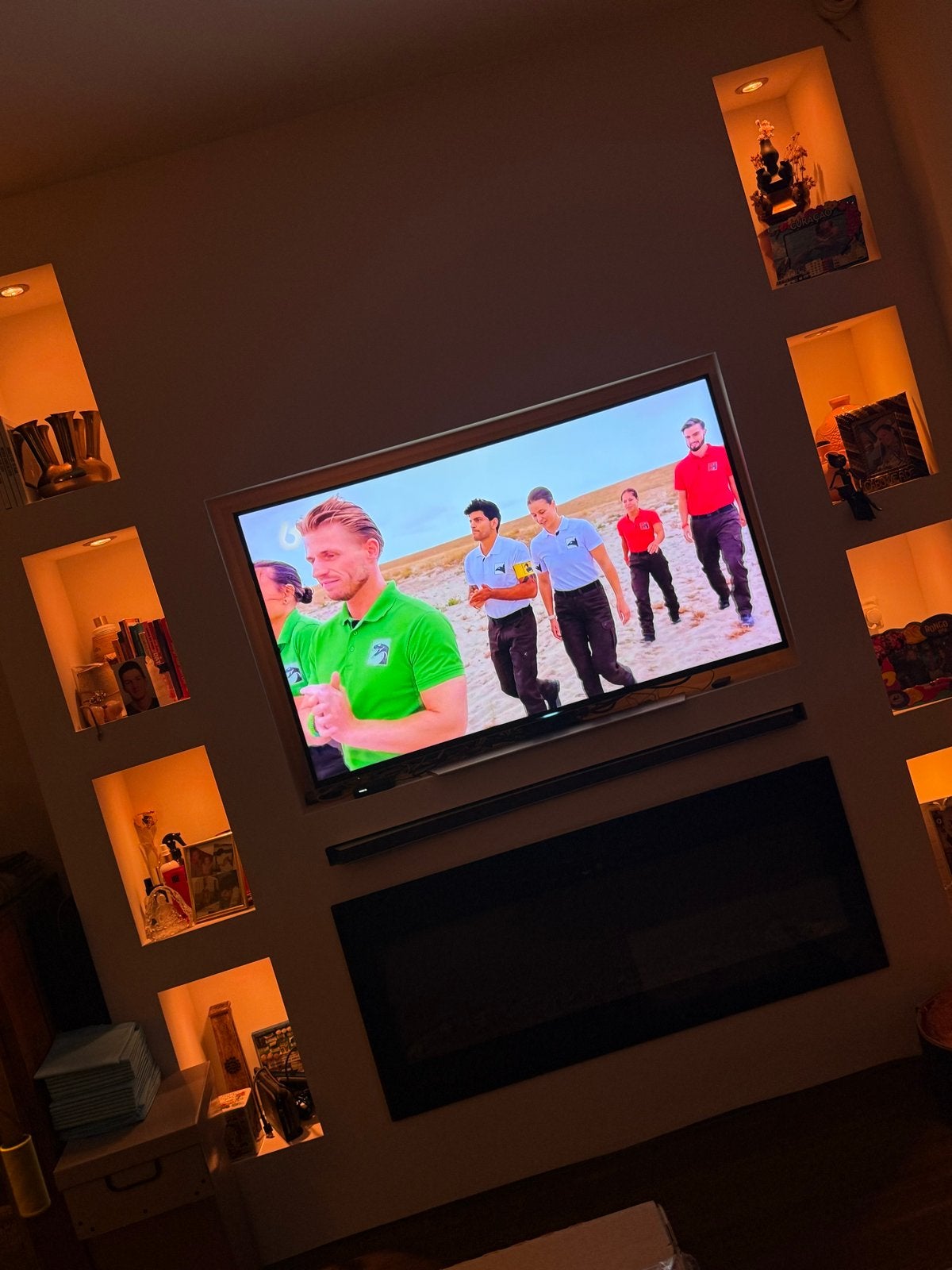 55 inch Curved Smart TV, Gebruikt, Ophalen of Verzenden, Samsung, 100 cm of meer