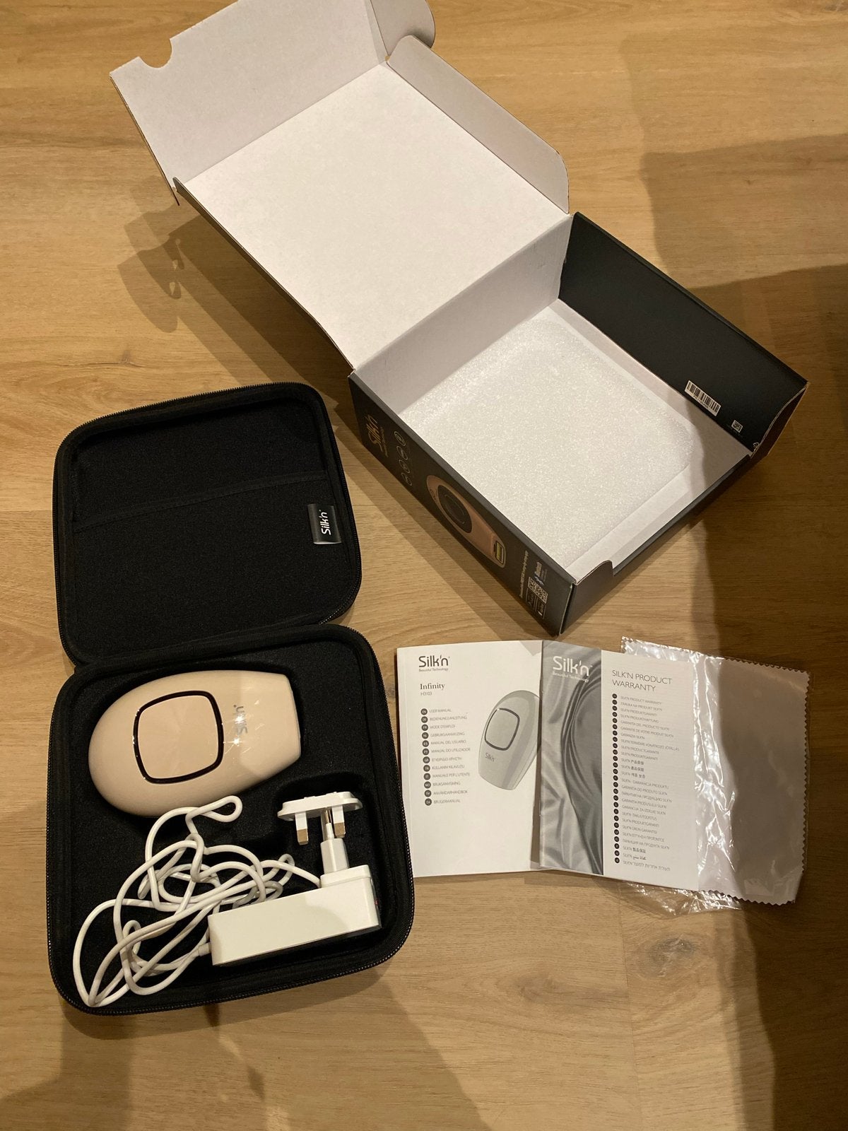 Silk'n Infinity 2.0 IPL ontharingsapparaat met Bluetooth, Ophalen of Verzenden, Zo goed als nieuw, Scheren en Epileren