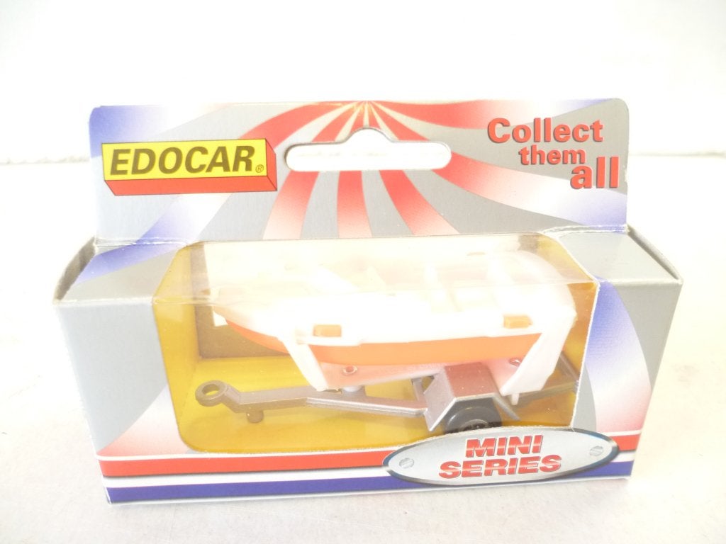 Edocar 2005 Trailer met Boot ca. Matchbox schaal modelauto., Ophalen of Verzenden, Nieuw, Overige typen