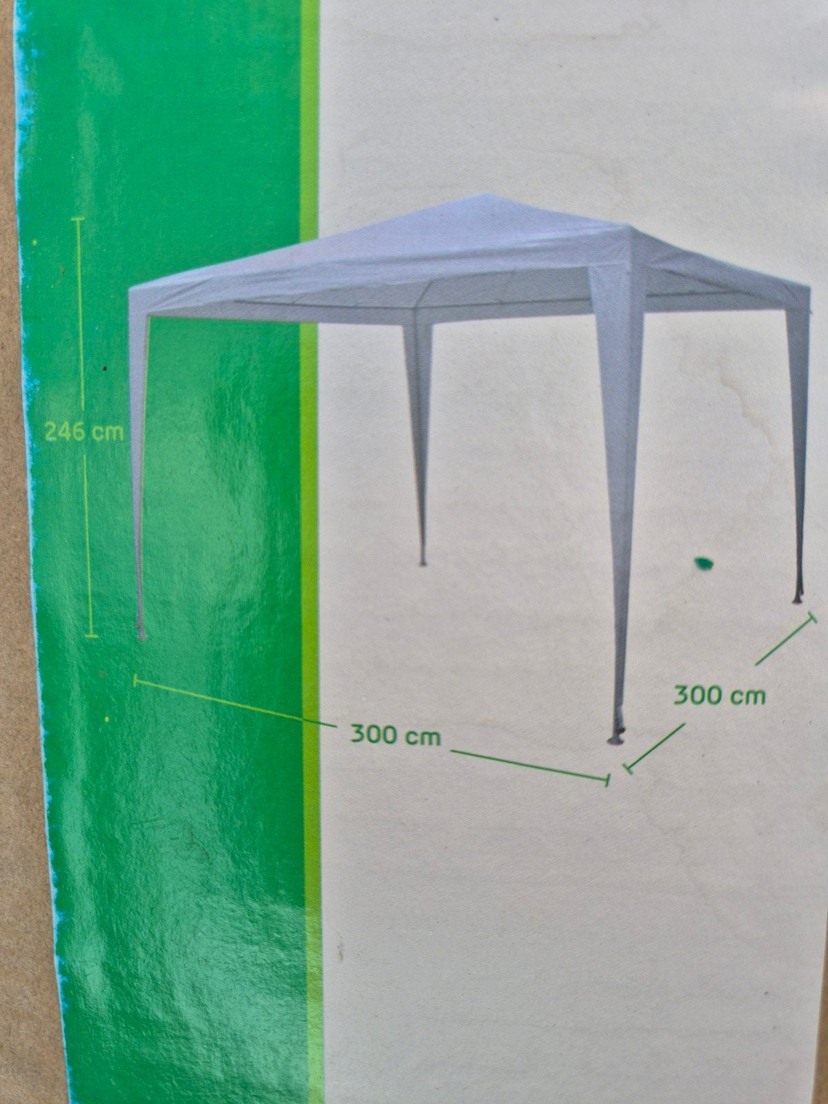 Partytent 3x3 meter - Slechts 1 keer gebruikt!, Tuin en Terras, Ophalen, Partytent, Minder dan 4 meter, Zo goed als nieuw