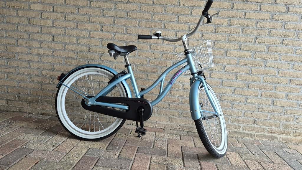 Alpina Ocean meisjesfiets 22 inch - Zo goed als nieuw, Fietsen en Brommers, Fietsen | Meisjes, Ophalen, 22 inch, Alpina, Handrem